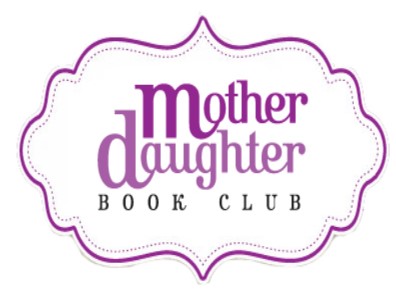 Mother Daughter book club icon with pink font