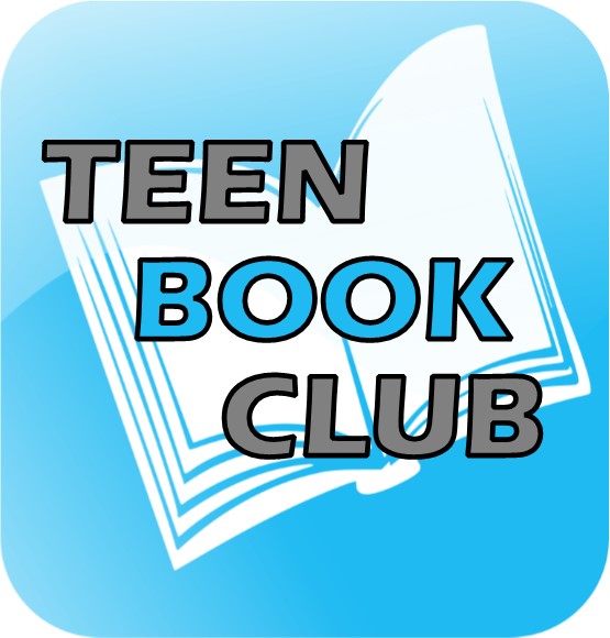 blue Teen Book Club icon with open book