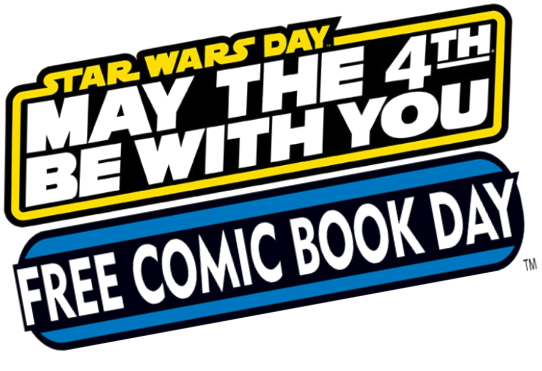 Star Wars Day & Free Comic Book Day logos