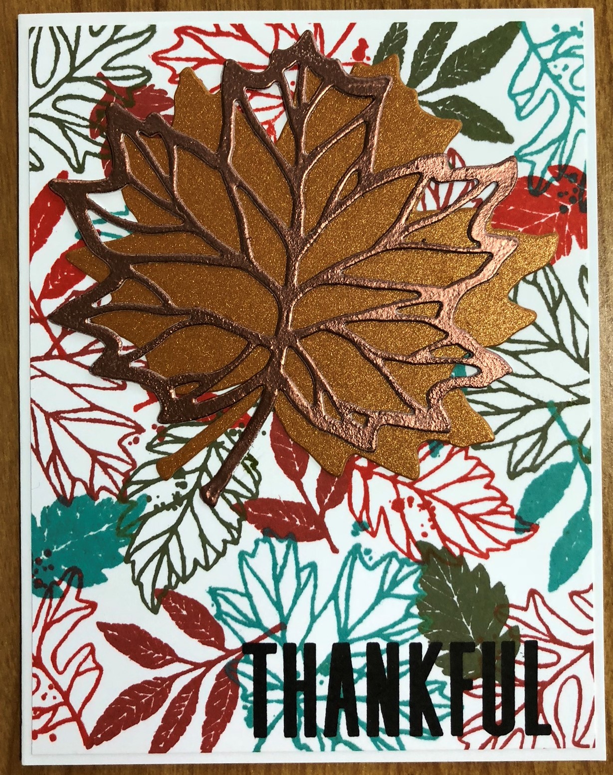 Fall greeting card
