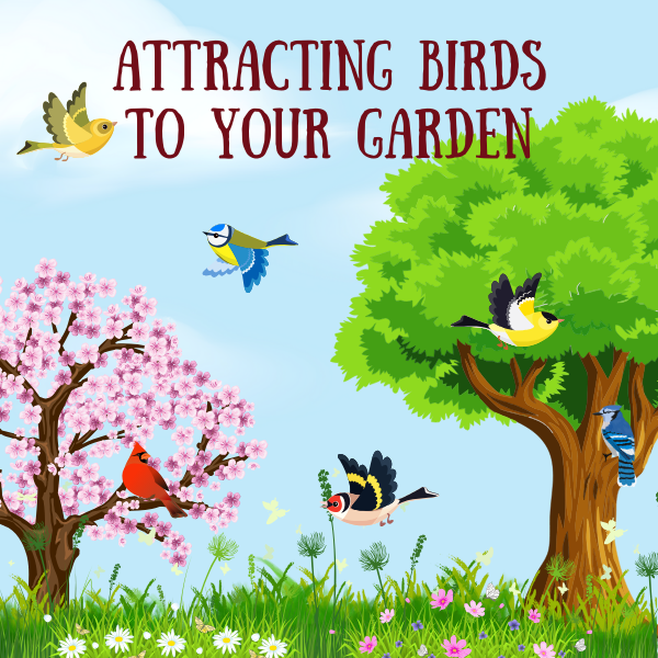 attracting birds to your garden