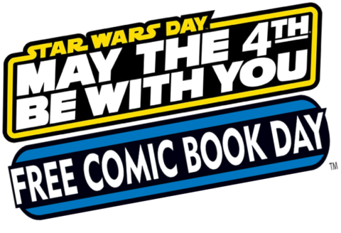 Star Wars Day & Free Comic Book Day logos