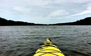 Boat on Pierce Lake