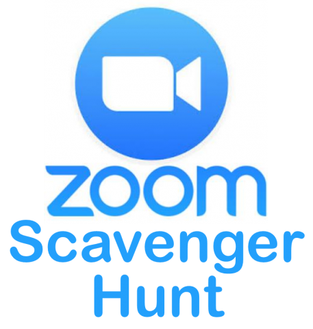 Zoom logo (blue circle with video camera icon)