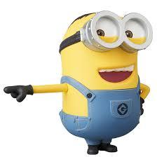 blue and yellow minion cartoon