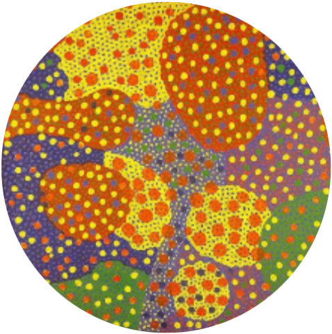 Yayoi Kusama painting