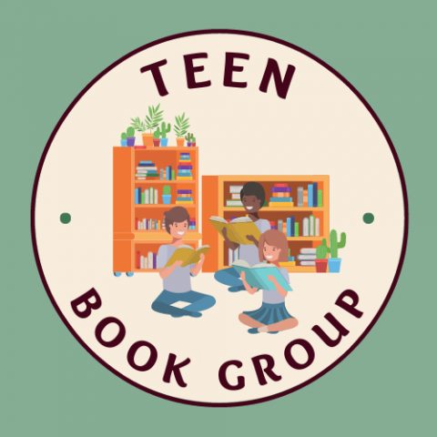 Teen book group logo