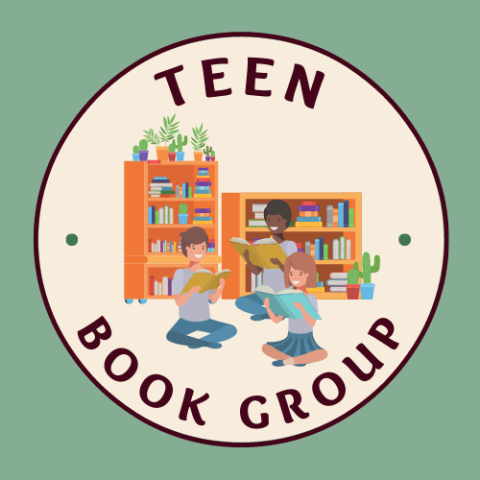 Teen book group logo