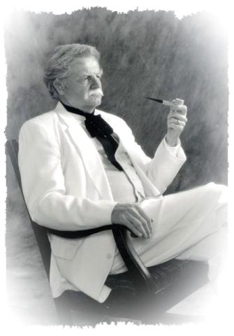 Warren Brown as Mark Twain