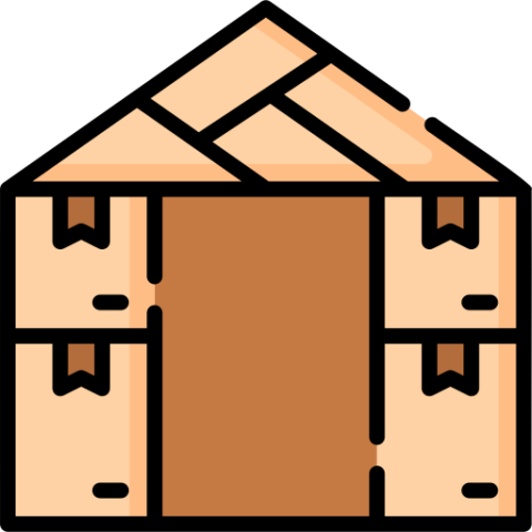 cardboard house