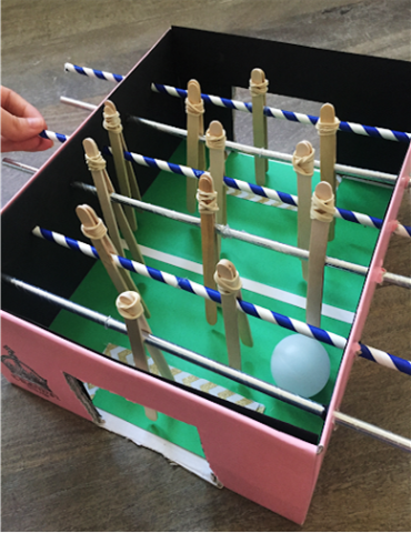foosball table craft