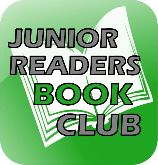 Junior Readers Book Club graphic with an open book icon