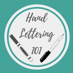 Hand lettering illustration with markers