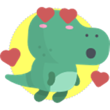 dino in love