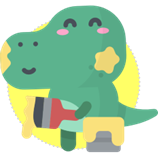 painting dino