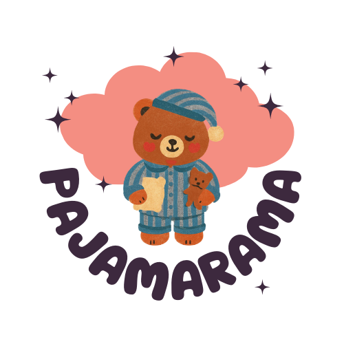 teddy bear in pajamas holding a pillow